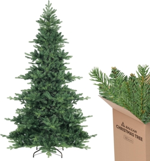 SALCAR Künstlicher Weihnachtsbaum 180 cm – Realistischer Tannenbaum aus hochwertigem PVC, naturgetreuer Premium-Christbaum