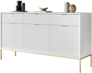 Lookway Kommode CORTADO GOLD KSZ154 mit Schubladen 154 cm, Breite 154 cm