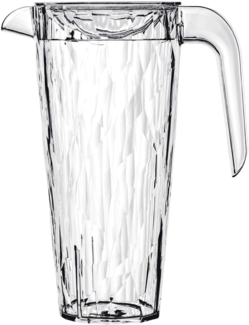 Koziol Superglas Kanne Club Pitcher, Wasserkrug, Karaffe, Kunststoff, Crystal Clear, 1. 5 L, 4687535