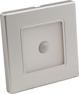 LED-Wand-Einbauleuchte McShine ''LWE-86SB'' 2W, 150lm, warmweiß, silberner Rahmen