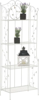 TPFGarden Standregal Aaron - Blumenständer - 4-stöckiges Pflanzenregal, Blumenregal - Pflanzengestell, Pflanzenständer mit den Maßen (HxB xT): 158 x 60 x 33 cm