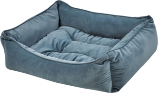 Tierbett IZMIR Samtstoff Blau