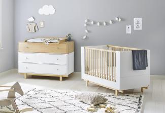 Pinolino 'Boks' 2-tlg. Babyzimmer-Set natur/weiß