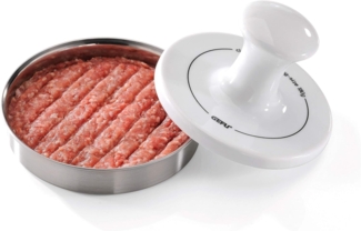 GEFU Burgerpresse edelstahl/porzellan, Ø 13,3 cm