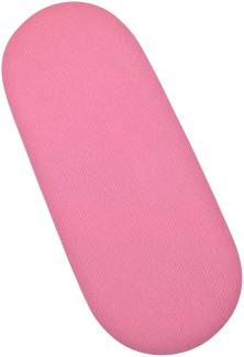 Frottee Spannbetttücher für Babykörbchen Passend für 33 x 76 cm Matratze (Rosa)