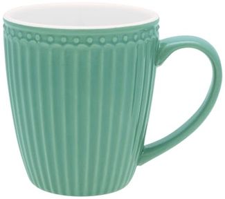 Greengate Alice Becher mit Henkel dusty green 0,4 l