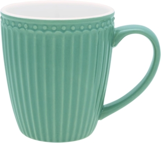 Greengate Alice Becher mit Henkel dusty green 0,4 l