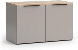 Kommode Wido Greige 80 x 50 cm mit 2 Türen Vicco