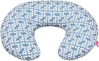 Motherhood Stillkissen Basic, abnehmbarer Bezug, ergonomisch geformt, 100% Baumwolle, Stillkissen klein, Stilkissen Baby