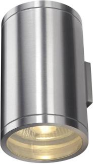 SLV No. 1000334 ROX WALL OUT UP DOWN QPAR111 Outdoor Wandleuchte alu gebürstet IP44