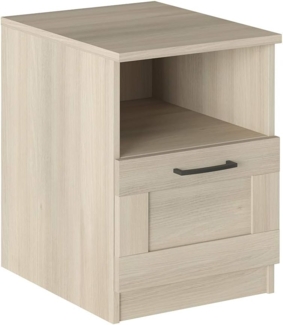 Iconico Home MIK Traditional, Nachttisch mit Tagebuch und Schublade mit Rollschienen und ergonomischem Griff