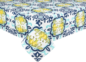 Excelsa Amalfi Rechteckige Tischdecke, 140x240 cm, Baumwolle, Polyester, maschinenwaschbar