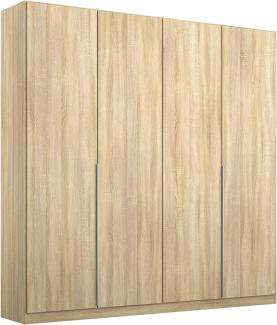 Rauch Möbel Alabama Schrank Kleiderschrank Drehtürenschrank Eiche Sonoma 4-türig Zubehörpaket Basic 2 Kleiderstangen, 2 Einlegeböden BxHxT 181x210x54 cm