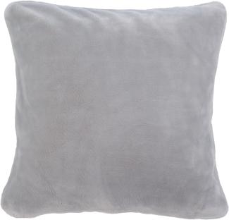 Gözze - Premium Cashmere-Feeling Kissenbezüge, 500 g/m², 50 x 50 cm - Silber