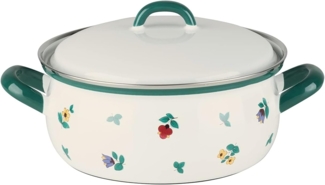 Riess Riess niedriger Topf 1l 16cm Gmundner Streublumen R0169049