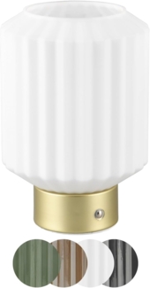 lightling LED Tischleuchte Luan, Touchfunktion, LED fest integriert, Warmweiß, aufladbar via USB-C, dimmbar, Akkubetrieb