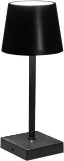 LED Tischleuchte, Akku, Touchfunktion, dimmbar, H 26 cm