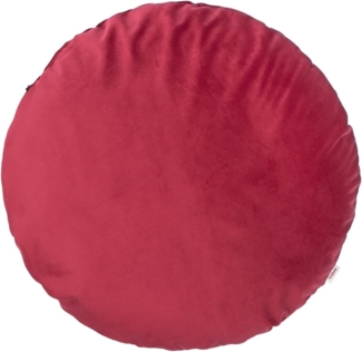 Kissenhülle rund ca. 60 cm Ø karmin-rot beties "Samt&Sonders"