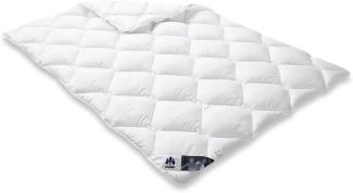 Badenia Bettcomfort Irisette Edition Steppbett Mono Ganzjahresdecke, 200x200 cm, weiß