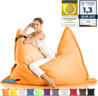 LAZY BAG Sitzsack für Indoor & Outdoor, Orange, Nylon, 400 l