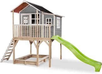 Exit Holz Spielhaus Loft 750 | Grau | 190x269 cm