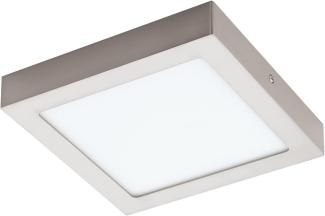 Eglo 94526 Eglo FUEVA 1 LED Deckenleuchte Aufbau nickel-matt, max. 16,47W L:22,5cm B:22,5cm H:3,5cm 3000K