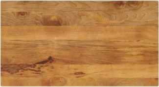 vidaXL Tischplatte 110x50x3,8 cm Rechteckig Massivholz Mango 371657