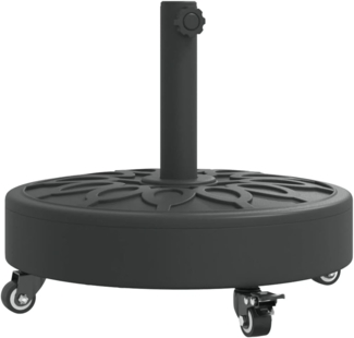 vidaXL Sonnenschirmständer mit Rollen für Ø38/48 mm Mast 27 kg Rund 4007976