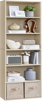 VASAGLE Bücherregal mit 6 Ebenen, für Wohnzimmer, Büro