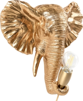 Wandlampe Elefant ELEPHANTI Gold