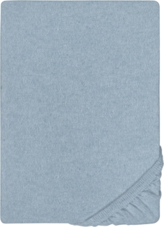 biberna Spannbetttuch , jeans/blau, 1 x 140 x 200 cm - 160x200 cm