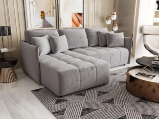 ALTDECOR Ecksofa LONLI, Couch mit Schlaffunktion, Stauraum Wohnlandschaft Funktionsecke, Corner Sofa Bett Eckcouch Couch L-Form Schlafcouch Ausziehbar