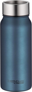 THERMOcafé by THERMOS TC DRINKING MUG blue mat 0,50l, Thermobecher Edelstahl, Isolierbecher, Kaffeebecher to go, auslaufsicher, 9 Stunden heiß 18 Stunden kalt, spülmaschinenfest, BPA-frei