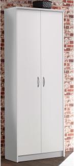 Aktenschrank >Olli< in Weiß - 72x198x35cm (BxHxT)