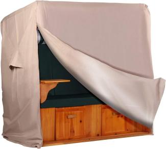 Premium Schutzhülle beige XL 155 x 150 x 85 cm - Strandkorb Hanse