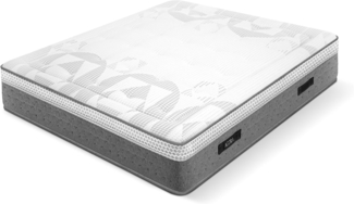 WIN REST Matratze, 160x190 cm, Visco-Gel, sehr atmungsaktiv, Modell Agora, Höhe 29 cm, Kern aus viskoelastischem Cloud-Schaumstoff, mittlere Festigkeit, Strech-Gewebe, hypoallergen, hergestellt in