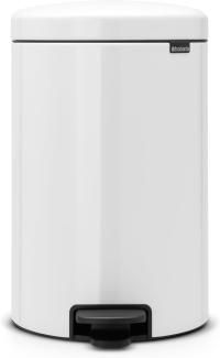 Brabantia 'NewIcon' Treteimer, White, 20 Liter