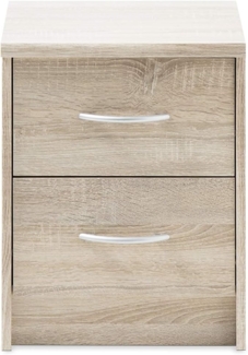 Stella Trading Nachtschrank Nachtkonsole Eiche Sonoma Nachbildung, BxHxT 38 x 48 x 35 cm