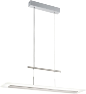 Eglo 96864 Hängeleuchte MANRESA L: 95cm dimmbar mit satiniertem Glas höhenverstellbar