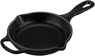 Le Creuset Brat-/Servierpfanne, Gusseisen schwarz, Ø 16 cm