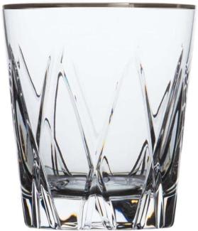 Whiskyglas Kristall London Platin clear (10 cm)