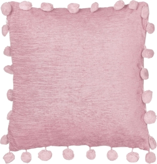 Kissen 2er Set Ohne Muster JASMINE 45 x 45 cm Rosa