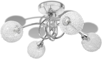 Deckenleuchte mit Drahtgeflecht-Lampenschirme 4 × G9 Glühlampen