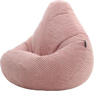 icon Sitzsack Sitzsack Sessel aus Cord Flauschig für Kinder „Dalton", 69 x 59 x 65 cm, Made in Germany, für Kinderzimmer