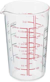 Messbecher 500 ml aus Glas mit Skala von HARIO