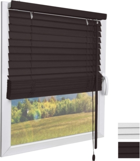 Sol Royal Jalousie SolDecor JH3, Holzjalousie Dunkelbraun