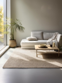 HANSE Home Teppich Jaipur Juteteppich, Läufer und Rund, rechteckig, Höhe: 10 mm, Naturfaser, Nachhaltig, Wohnzimmer, Esszimmer, Schlafzimmer, Boho, GRS