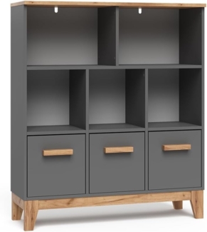 Kinderregal Malia Grau/Artisan 98.4x113.4 cm Vitalispa