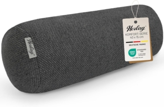 Herlag Nackenrolle LUXE, 65x20cm oder 40x15cm Nackenrolle, Kissenrolle, Dekokissen, waschbar