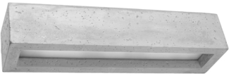 SOLLUX SL. 0993 Wandleuchte VEGA 50 beton L: 120, B: 500, H: 100, E27/60W, dimmbar